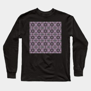 Saucer Magnolia Kaleidoscope pattern 4 Long Sleeve T-Shirt